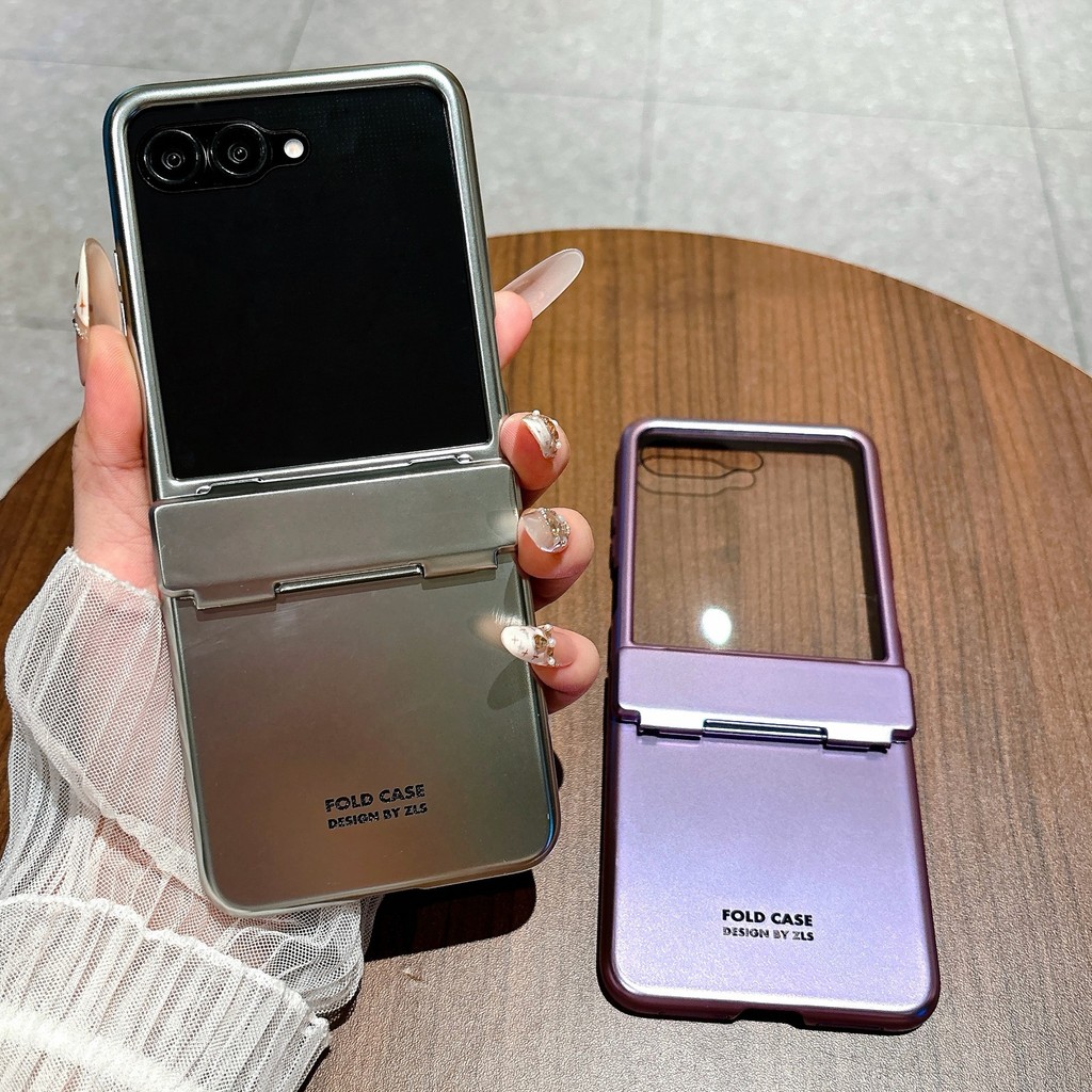 Caso Galvanizado De Luxo Para MOTO Razr 50 60 70 Ultra Funda Motorola Cor Sólida