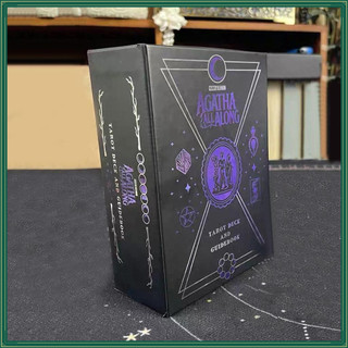 Agatha All Along Tarot Deck 78 Cartas Leituras Insortíveis Orientação Espiritual Jogos Tabuleiro Fest Alta Qualidade Cig