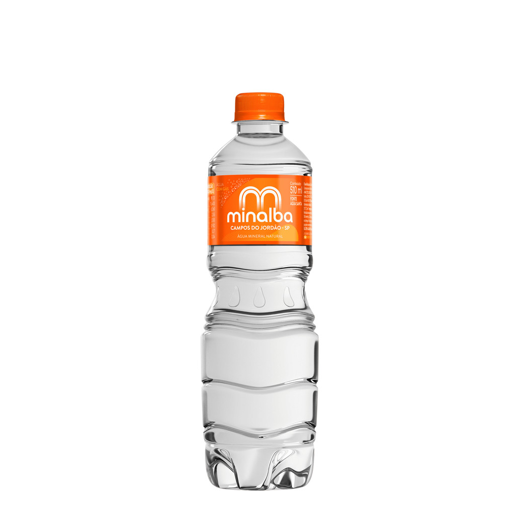 Minalba Água Mineral Com Gás Pet 510ml