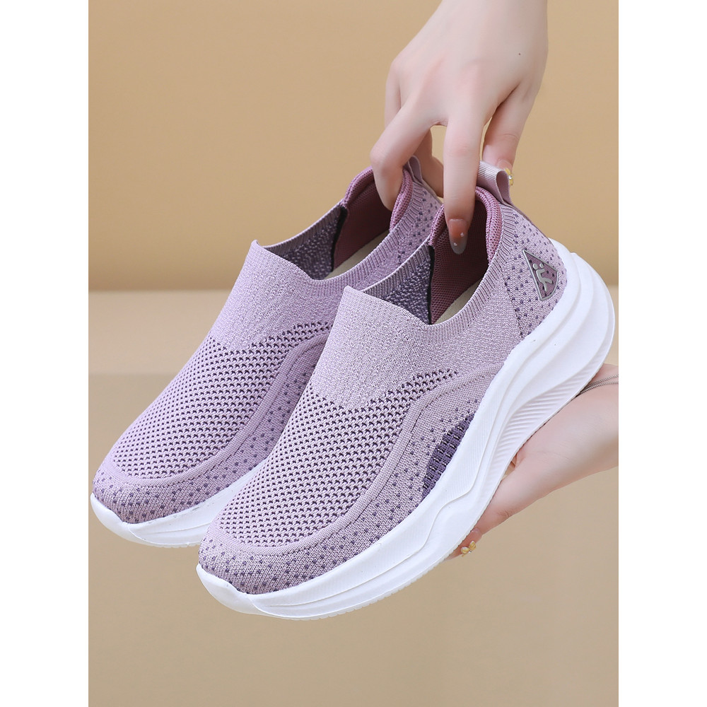 Primavera outono velho pequim sapatos de pano sapatos femininos de meia-idade idosos esportes femininos sapatos casuais