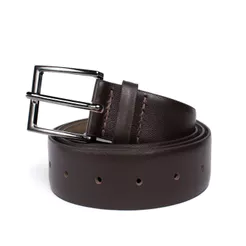 Cinto Masculino Fasolo em Couro T111148-101 Marrom Escuro