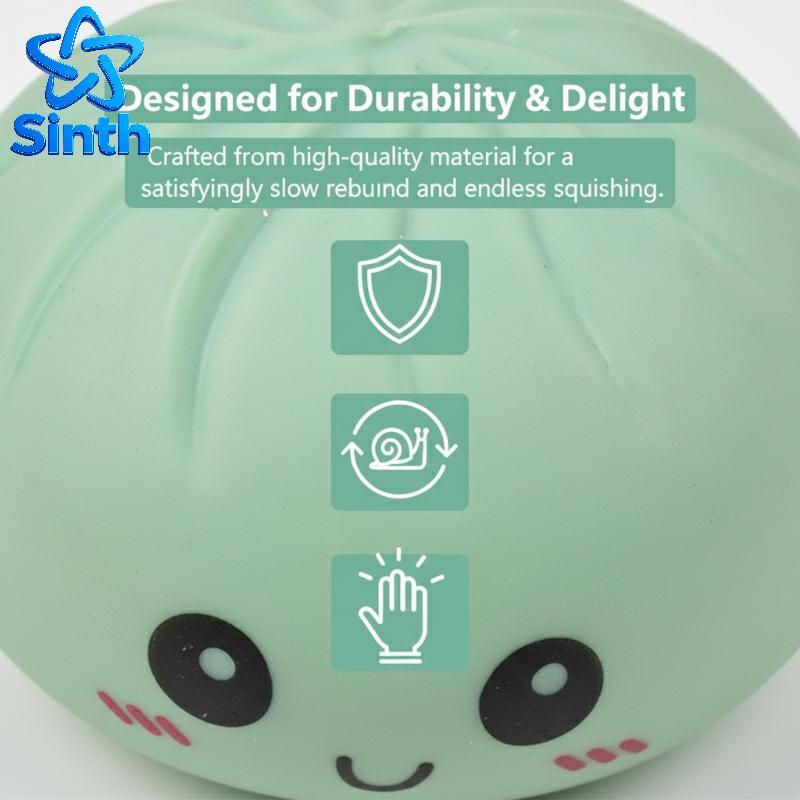 Sinth Bonito Colorido Bolinho Estresse Bola Mole Reutilizável Brinquedo Depressão Para Escritório Casa Estudo Mesa Uso B