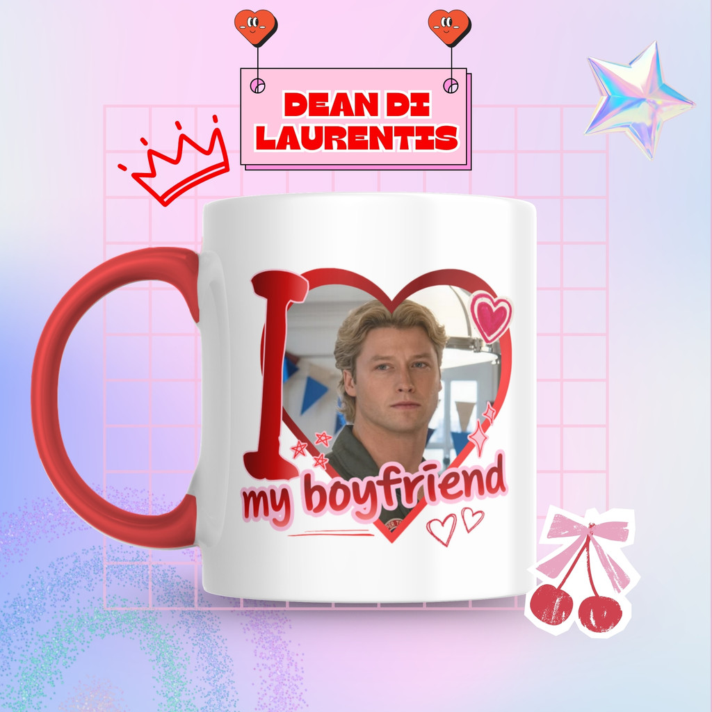 Caneca Xicara Porcelana 325ml Dean Di Laurents Off Campus Personalizada Presente Decoração Casa