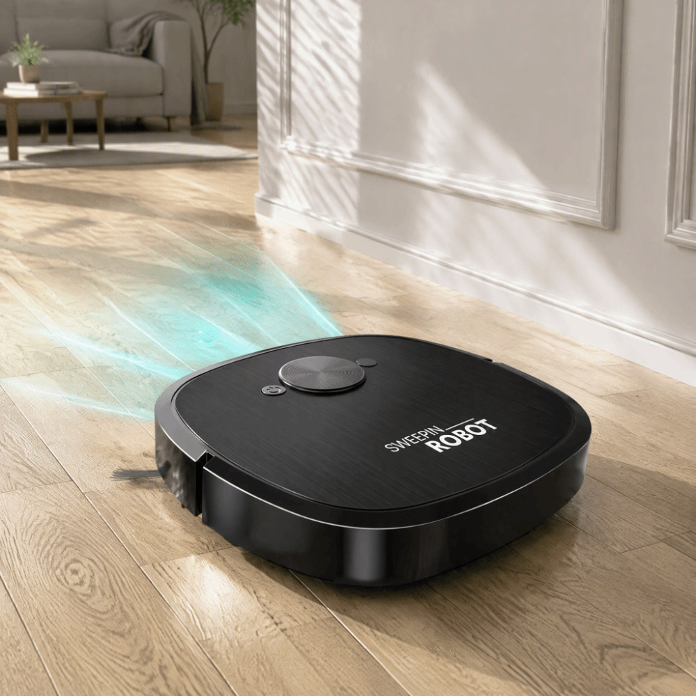 Robô De Varredura , Aspirador Sucção Forte Multiuso , Limpeza Recarregável Automática | Para 400mAh