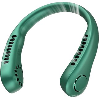 Ventilador de Pescoço, Ventiladores de Pescoço Portáteis Recarregáveis, Ventiladores Pessoais USB de 3000mAh, Ventilador