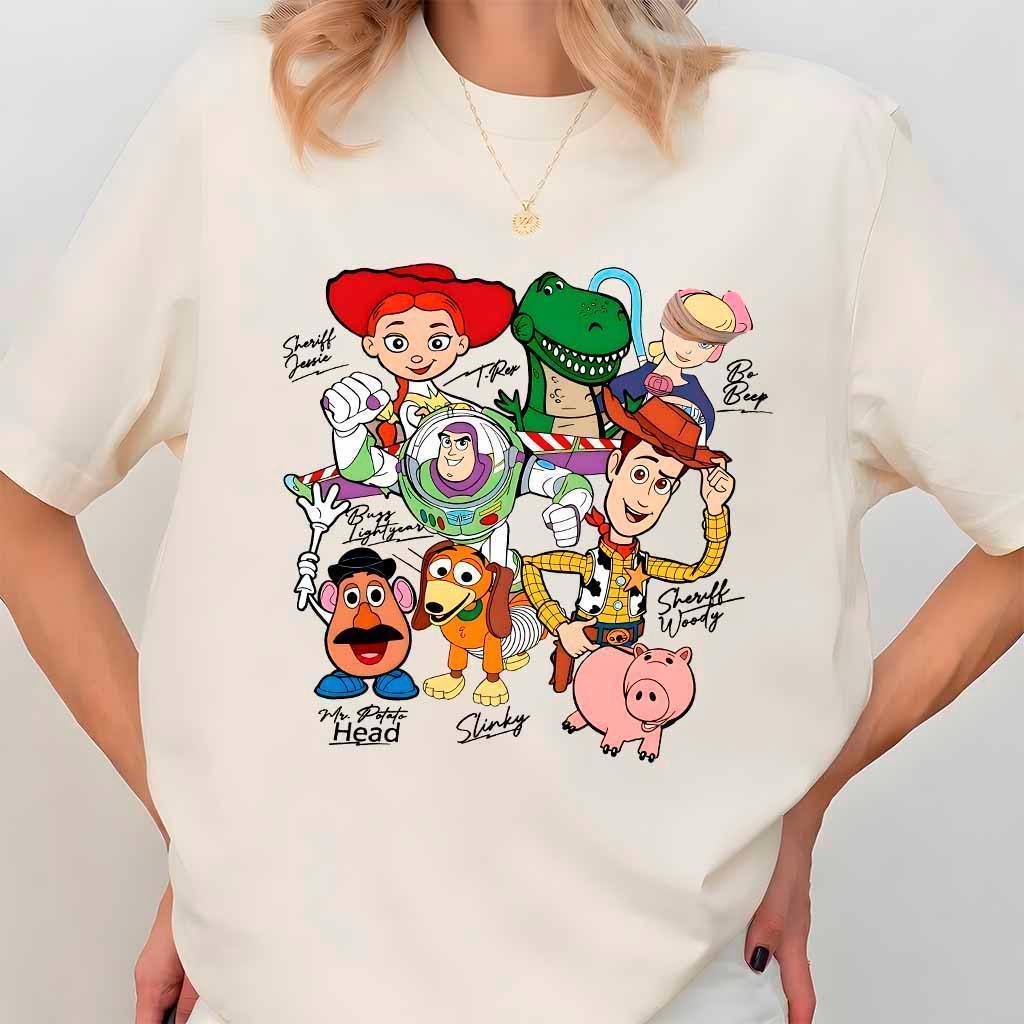 Camiseta Feminina Toy Story Colorida Premium Divertida Super Confortável
