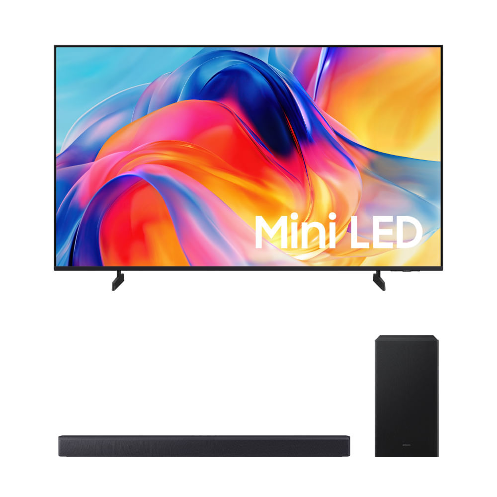 Samsung Smart TV 65" MiniLED 4K M75H  + Soundbar Samsung B-Series HW-B450F