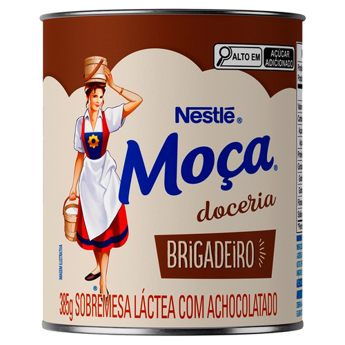Brigadeiro Pronto Moça Lata 385g Nestlé Doceria