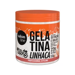 Gelatina Linhaça #todecacho Definição e Brilho Salon Line 550g