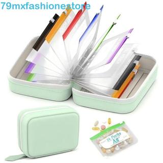 Conjunto De Bolsas Para Comprimidos À Prova D'água MXFASHIONESB , Com Zíper De Vazamentos , Organizador De 7 Dias , Umid