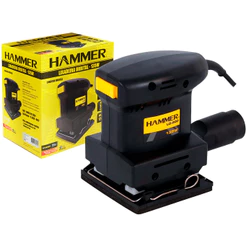 Lixadeira Orbital Elétrica Potência de135W Ideal para Marcenaria e Móveis Hammer Modelo GYLO200
