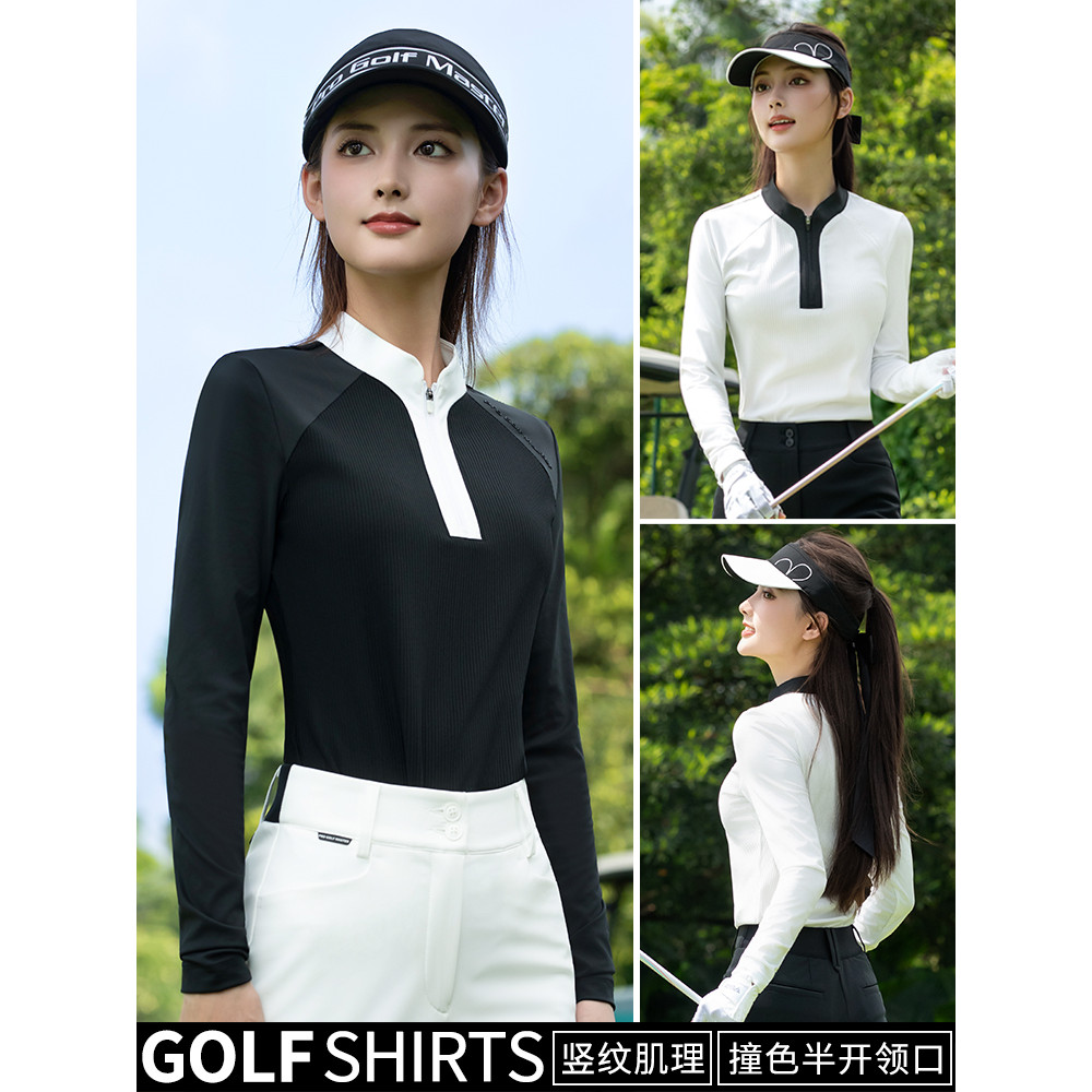 2026 golfe feminino topo outono novo estilo polo roupas de manga comprida tênis feminino roupas esportivas calças terno
