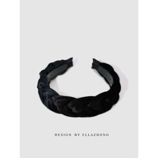 All-Match preto aqui ~ torção bandana bandana japonês coreano acessórios de cabelo Headwear de alta qualidade simples el