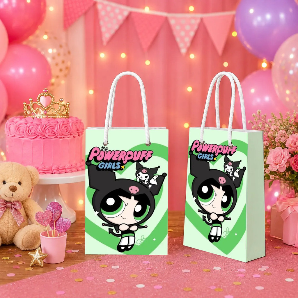 Sacolinhas Surpresa Personalizadas Docinho Poderosas Lembrancinha Aniversário Com Nome e Idade Festa Infantil