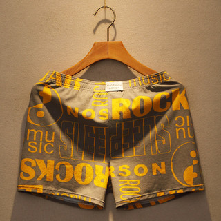 Street Wear roupa interior masculina de algodão puro solto respirável boxer Briefs juventude carta impressão boxer Short