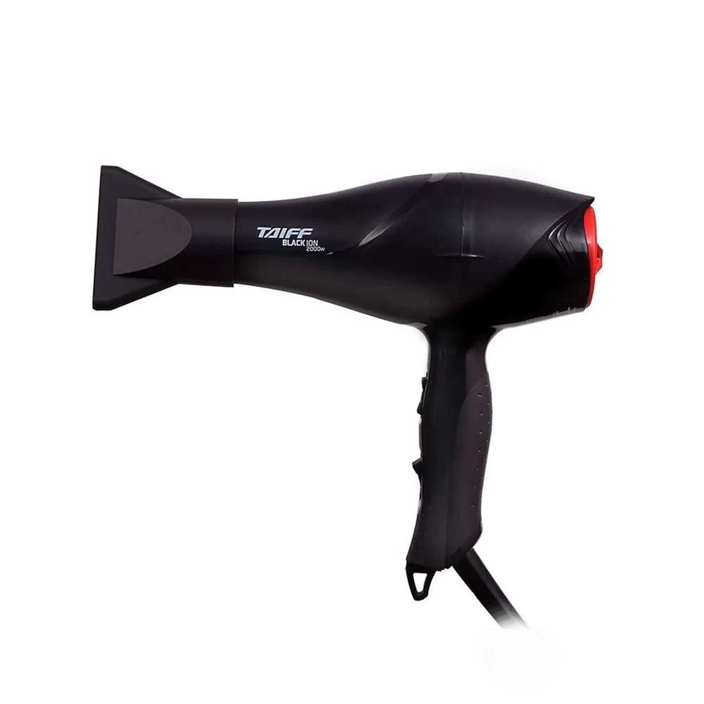 Secador de Cabelo Taiff Black Íon 2000w - 127V