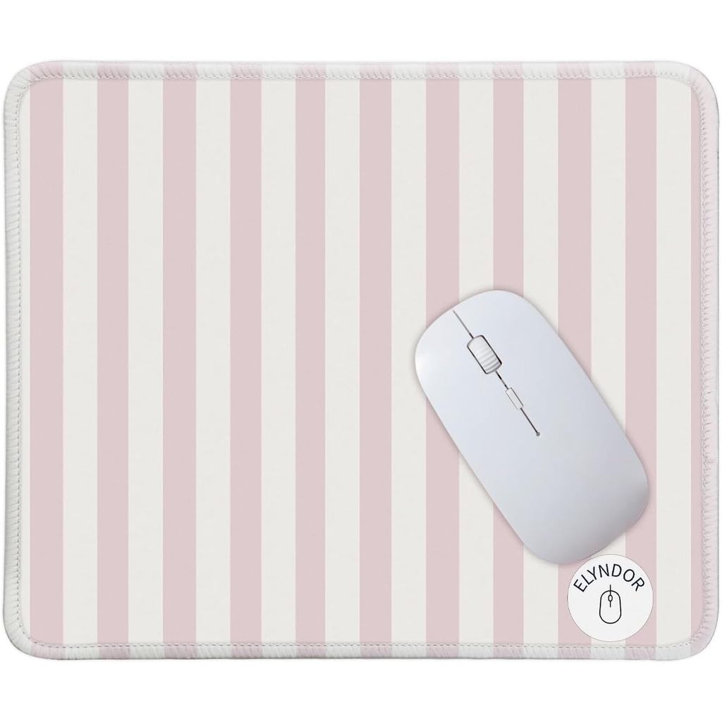 Mouse Pad para Mesa com Borda Costurada, Mouse Pads Premium, Bonitos e Laváveis. Mousepad para Computador com Base de Bo