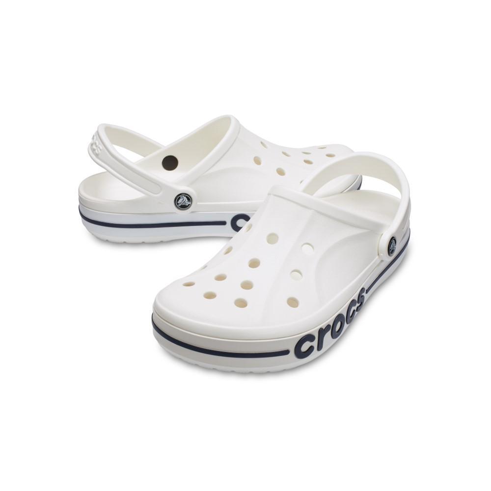 Sandália crocs bayaband clog white/navy · foto 2