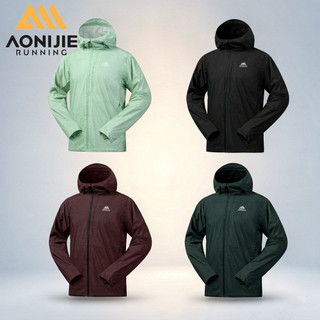 AONIJIE F5245 Caminhada Trail Run Soft Shell Casaco Velo Quente Respirável Abrasão