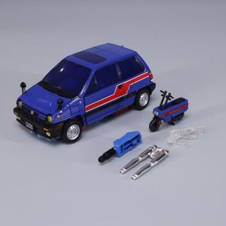 Pronto estoque RT05 brinquedo deformado MP53 freio KO versão azul pequena motocicleta nova fechada com venda sem cartão 