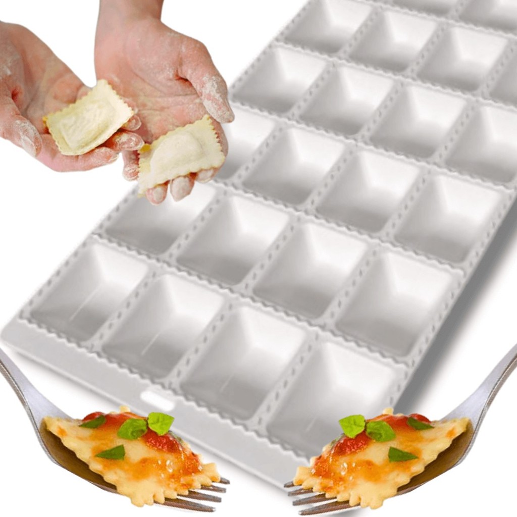 Formas Para Modelar Mini Pastel Ravioli Massa Com 24 Cavas Cavidades