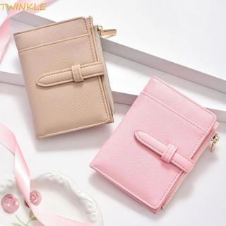 Carteira Feminina TWINKLEO , Porta-Cartões De Crédito PU Com Slot Para Vários , Bolsa Pequena Portátil À Prova D'água 2