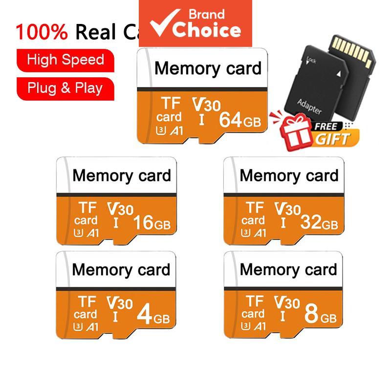 Micro TF Cartão SD 64GB Classe 10 Cartão de Memória de Alta Velocidade com Adaptador SD Compatível com Câmera DSLR e