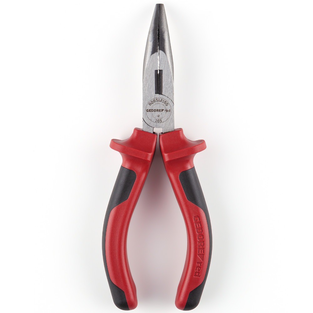 Alicate bico meia cana curvo 6.1/2" isolado 1000V - 3301831 Gedore Red
