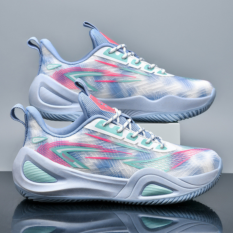 2025 novo estilo tênis de basquete masculino juventude esportes estudantes treinamento de combate real lazer correndo de
