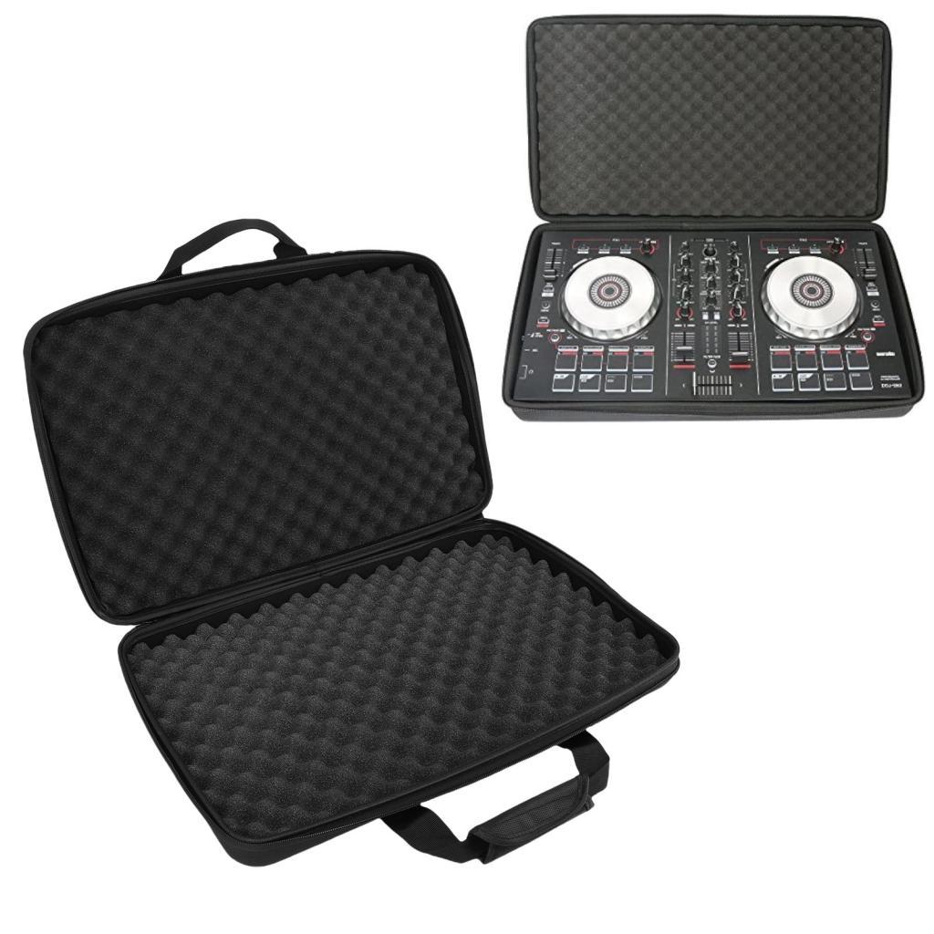 Estojo de viagem para controlador de DJ de 2 canais Bolsa protetora de EVA compatível com DDJ-FLX4 DDJ-400 DDJ-SB2
