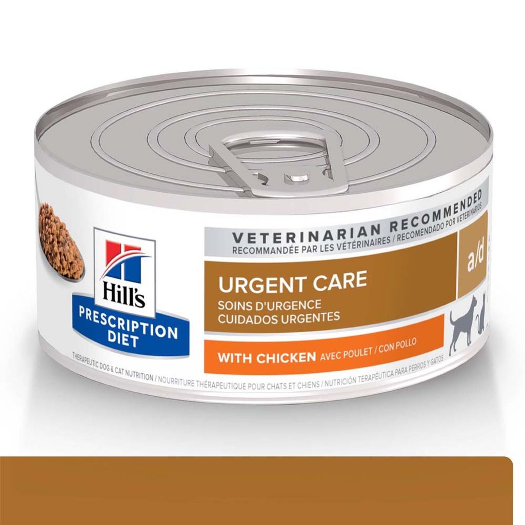 Ração Úmida Hills Prescription Diet A/D Cuidados Críticos Para Cães e Gatos 156g