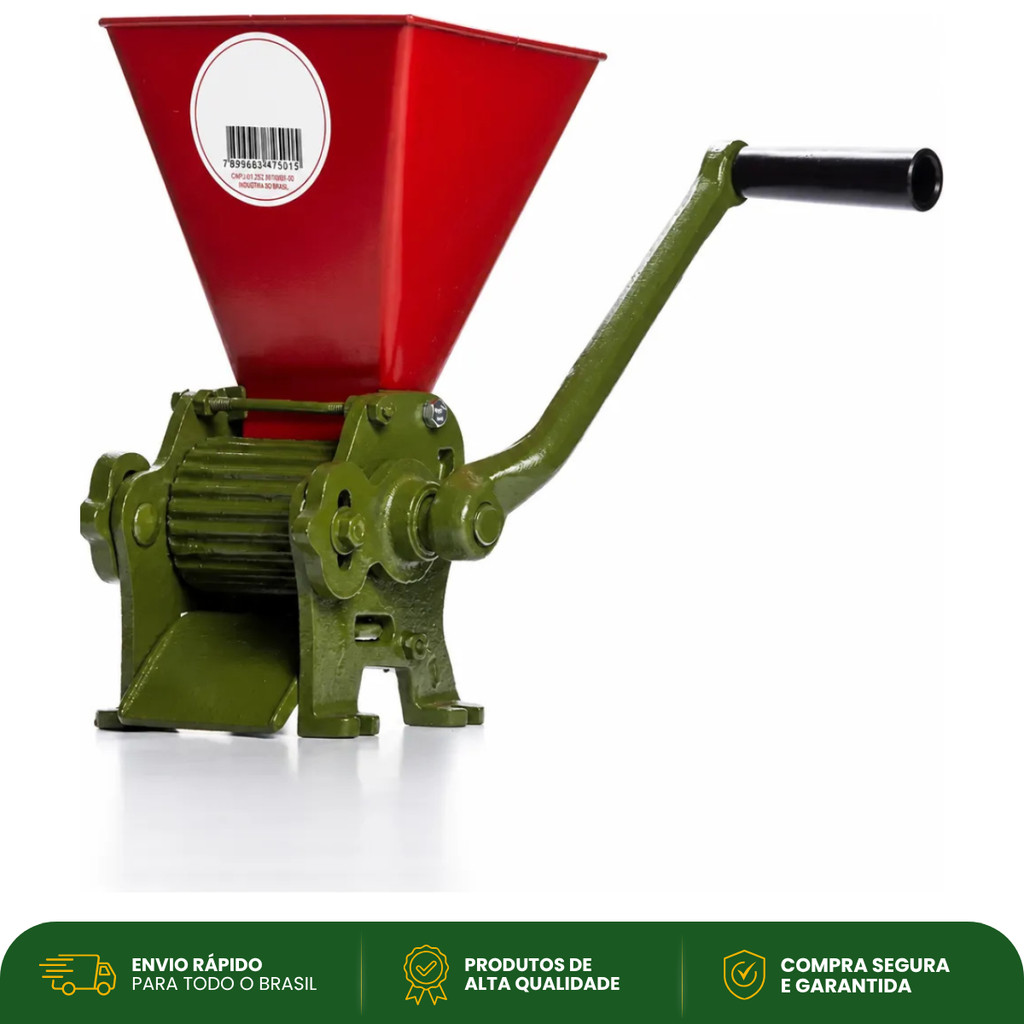 Triturador De Milho Simples Manual Botini Para Canjica Quirera 30kg/h
