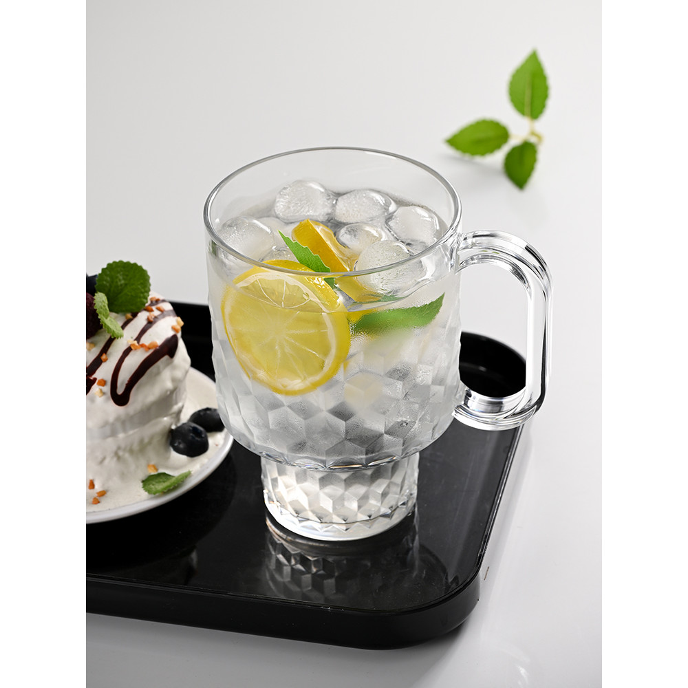Super grande capacidade xícara de chá de frutas PC influenciador restaurante empilhável leite xícara de chá suco bebida 