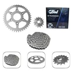 Kit Relação Transmissão Bajaj Dominar 400 Todos Os Anos
