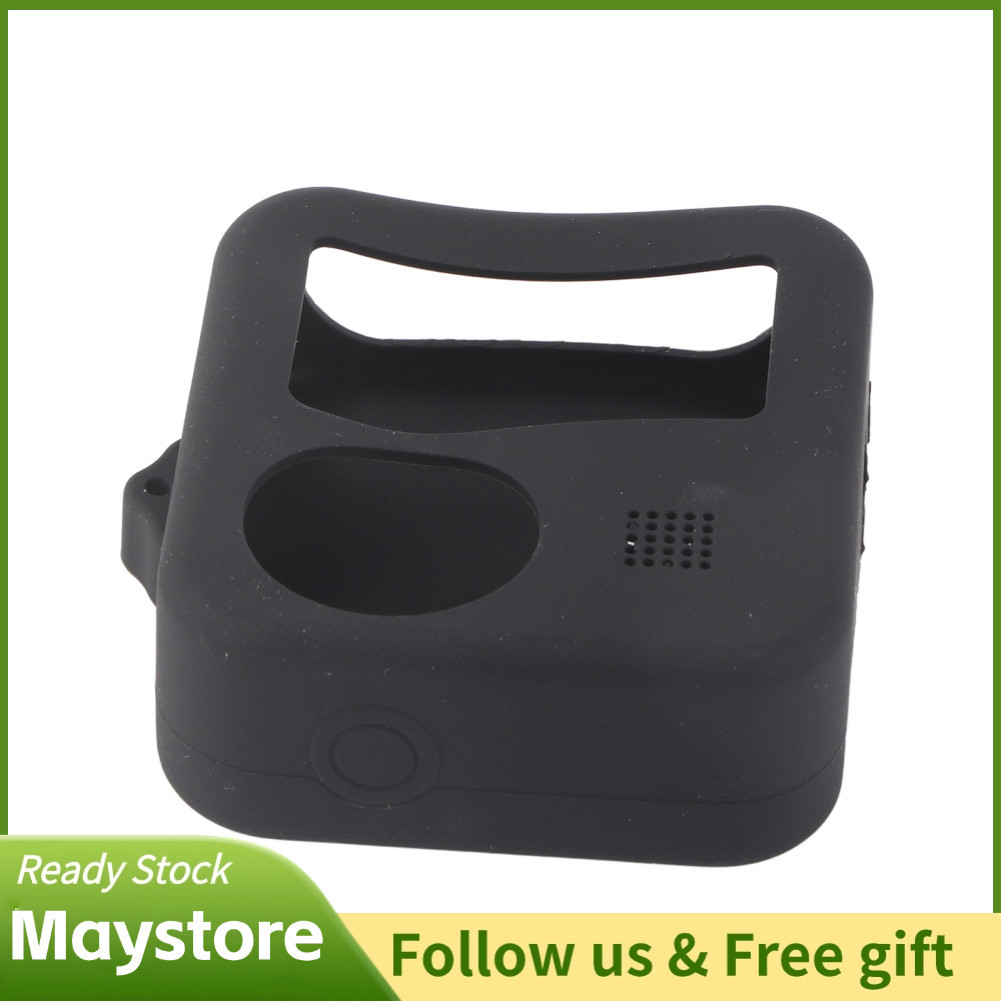 Maystoree-br Maystoree-br pu454b capa protetora de silicone macio profissional, acessório de capa de lente para câmera