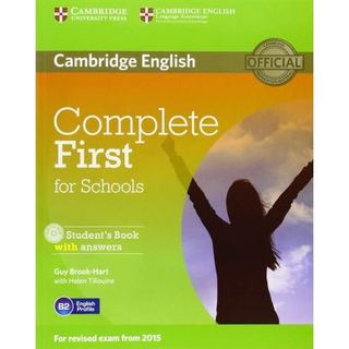 Livro Complete First For Schools Student's Book With Answers B2 Contém CD de Guy Brook-hart, Helen Tiliouine 8186514