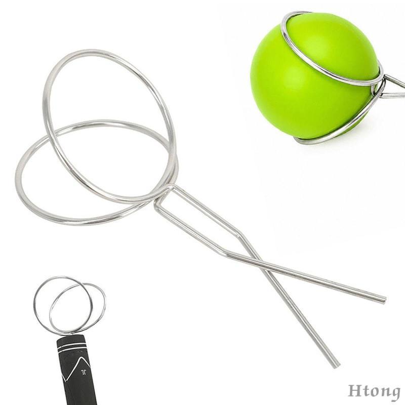 [Htong] Retriever De Bola De Golfe , Braçadeira Metal Resistente , Ferramenta De Coleta , Suprimentos Para Prática E Jog