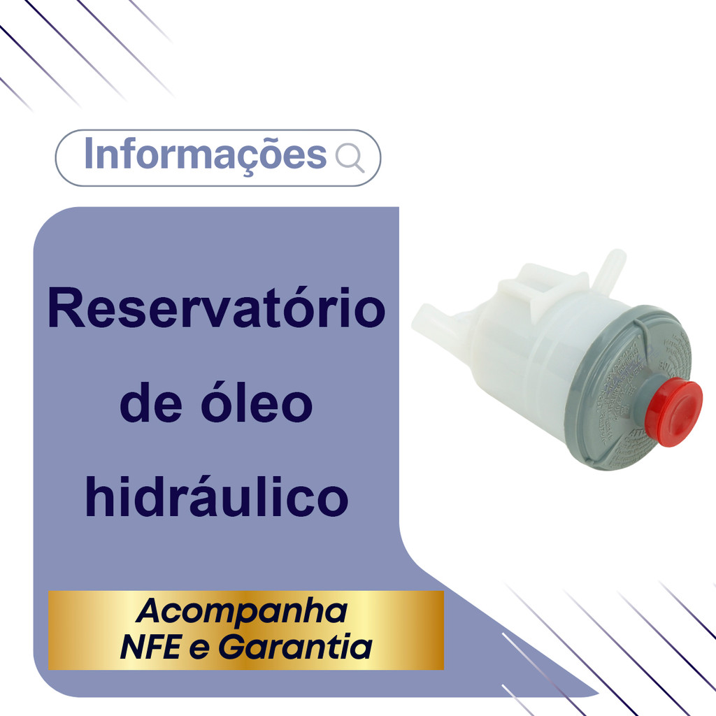 Reservatório Hidráulico de Direção Para Honda Civic 1.7 2001 a 2006 — imagem 2 de 2