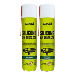 Kit 2 Silicone Spray Finalizador Painel Uso Geral 300ml Carro Casa Barco Aerossol