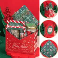 5 CESTA ENVELOPE 25,5X7X16,5 GRATIDÃO 6413 (JANGO NATAL 2026)