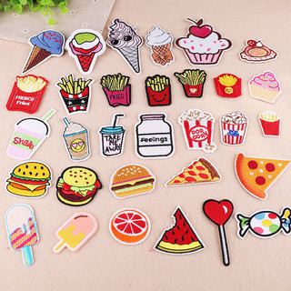 Patch Patch Patch Patch Decalques Roupas Decoração Reparação Buraco Adesivos Novo Estilo Bordado Flor Engomar Adesivos A