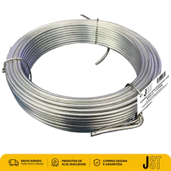 Arame Galvanizado Liso BWG16 1,65mm 1kg JST Cerca Varais Artesanato