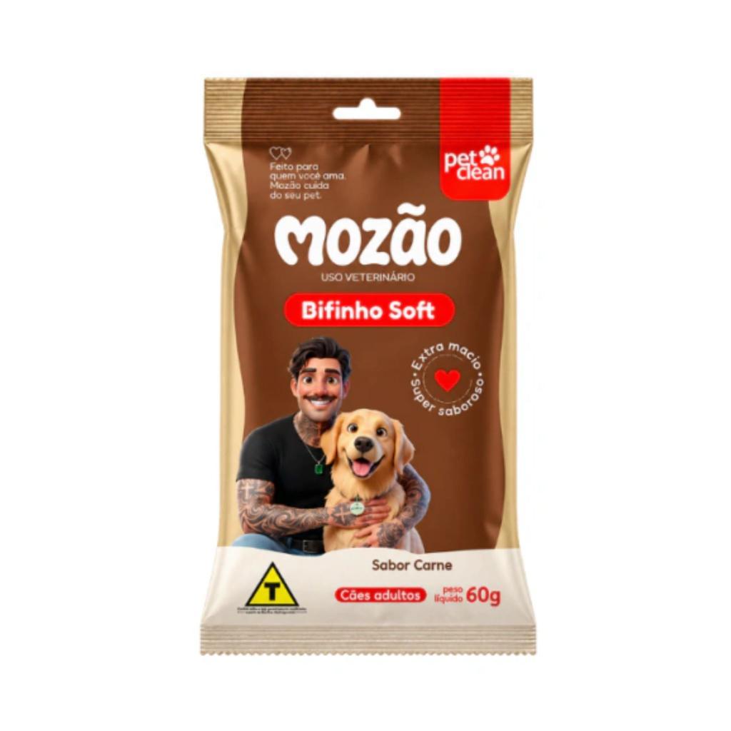 Petisco Bifinho Mozão Pet Sabor Carne Macio P/cachorro - 60g