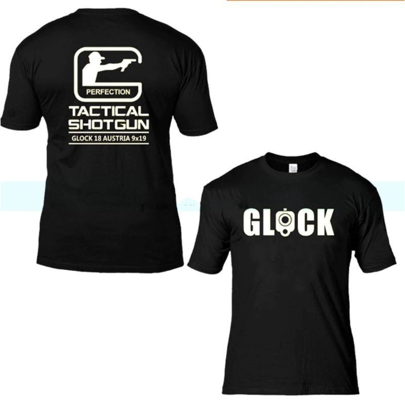 Camiseta Glock Tactical Shotgun Camiseta unissex algodão