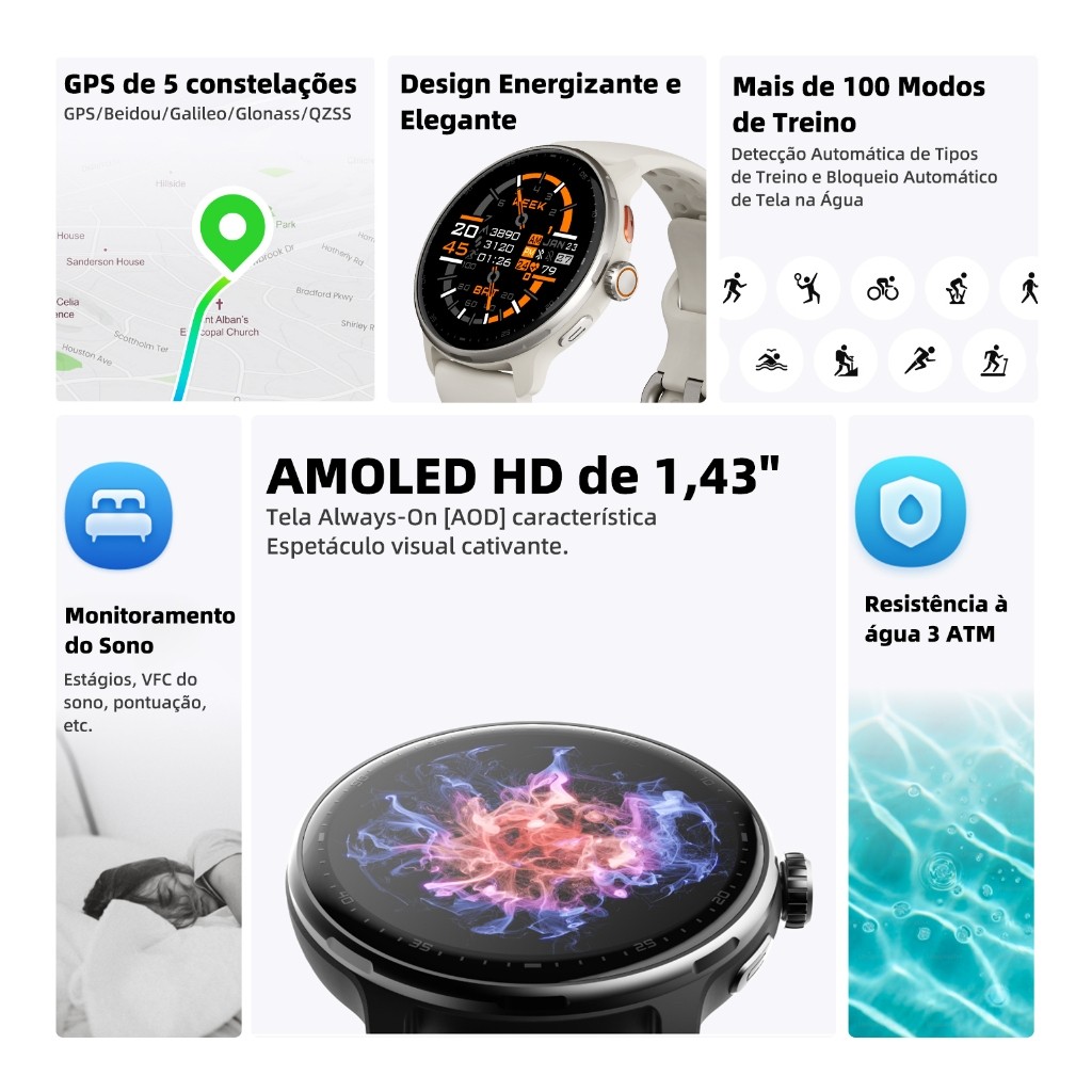 Smartwatch Bettdow com GPS — foto 3