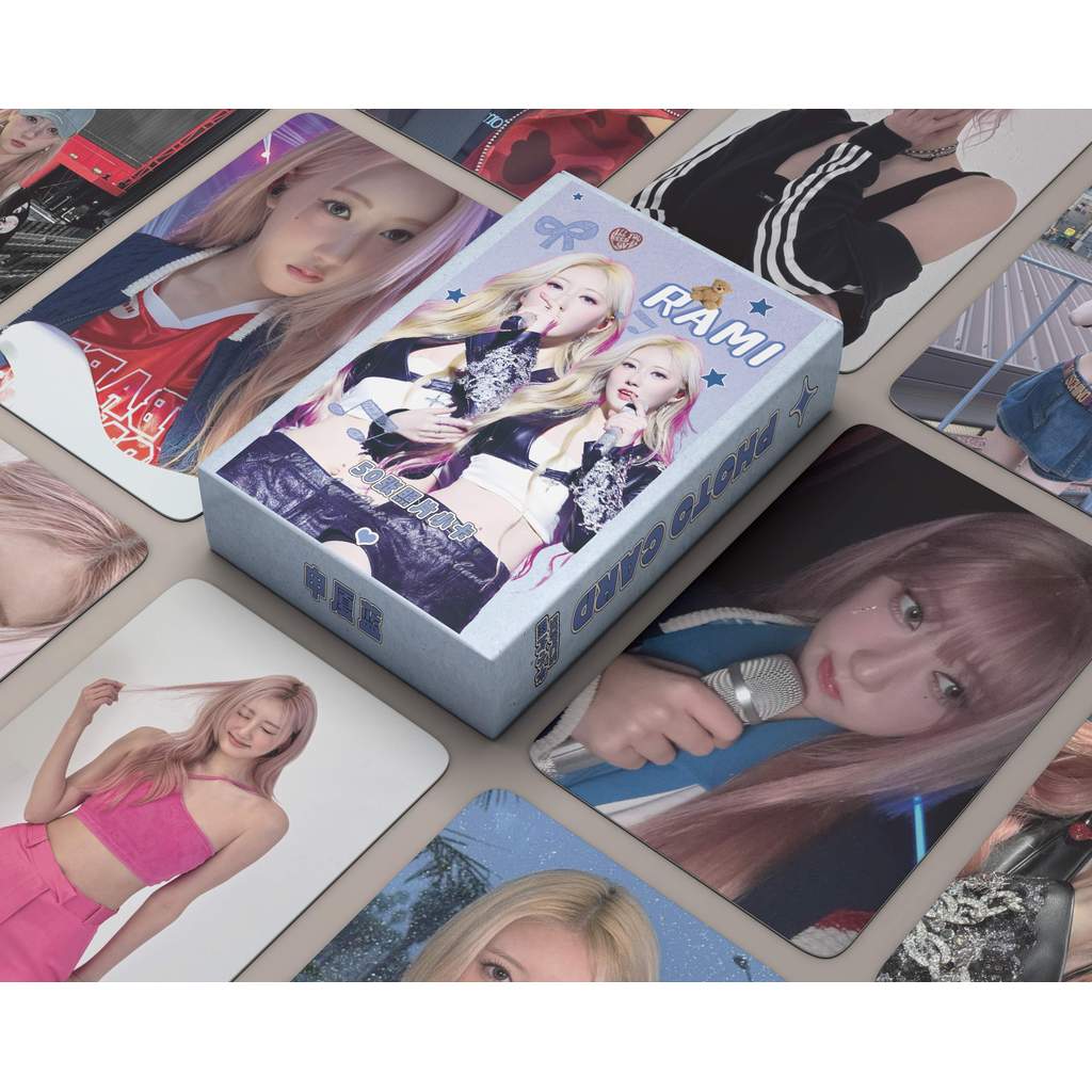 30-55pcs BABYMONSTER Molho Quente Cartões Lomo Holográficos Olá Monstros Gotejamento BABYMONS7ER Holograma Photocards AH