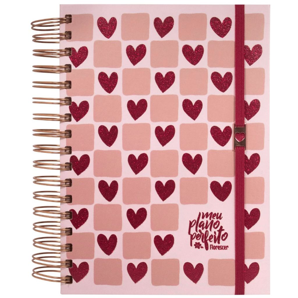 Meu Plano Perfeito | Espiral | Florescer Capa Coração em Oferta na Shopee
