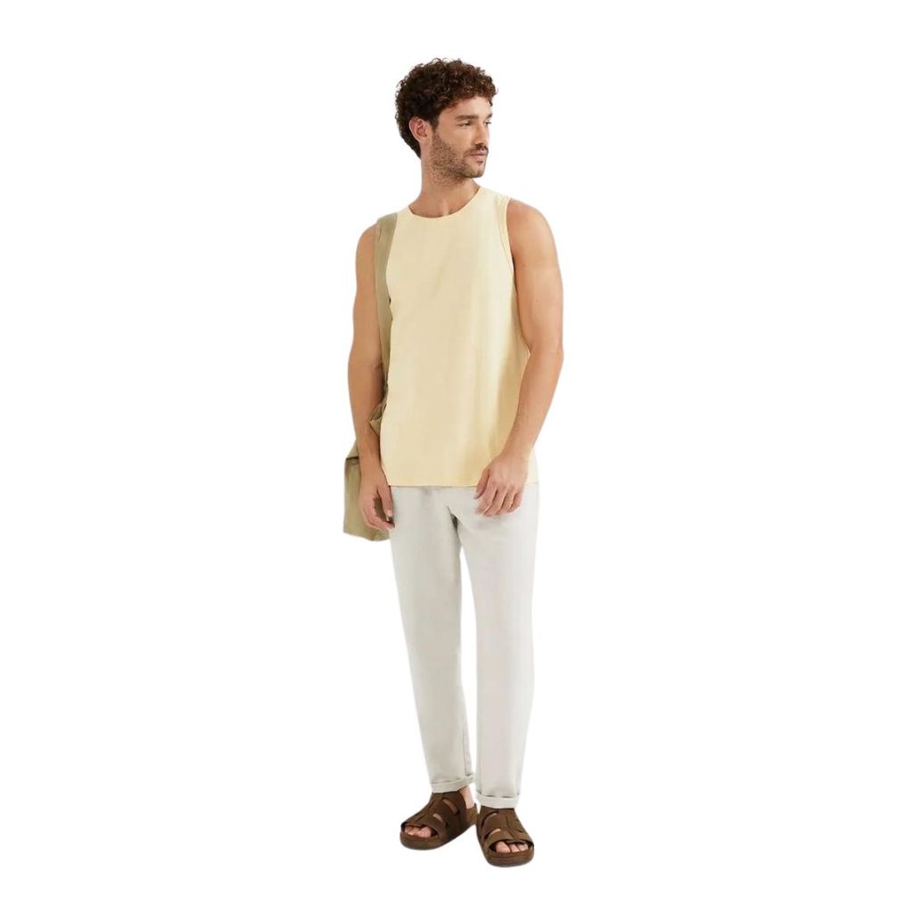 Regata Hering Básica Masculina World Amarela