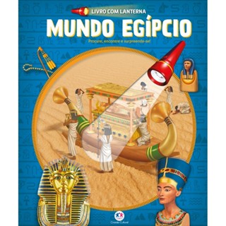 Livro Mundo egípcio - Livro com lanterna em Oferta na Shopee