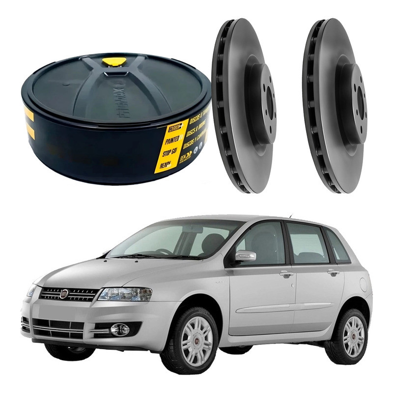 Disco Freio Dianteiro Fremax Fiat Stilo 1.8 8v 2002 A 2011 em Oferta na Shopee